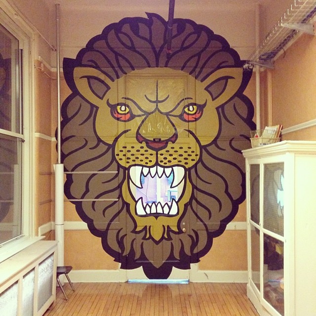 ClassroomdoorLionmural.jpg